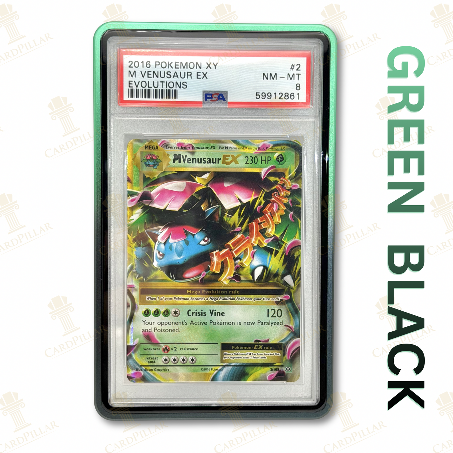 Gradient Metal Graded Card Protector PSA CGC TAG…
