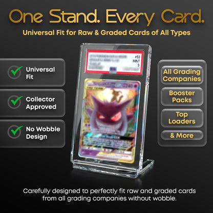 The PillarStand - Universal Acrylic Card Stand